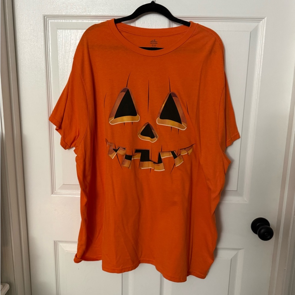 Orange Pumpkin Face T-Shirt